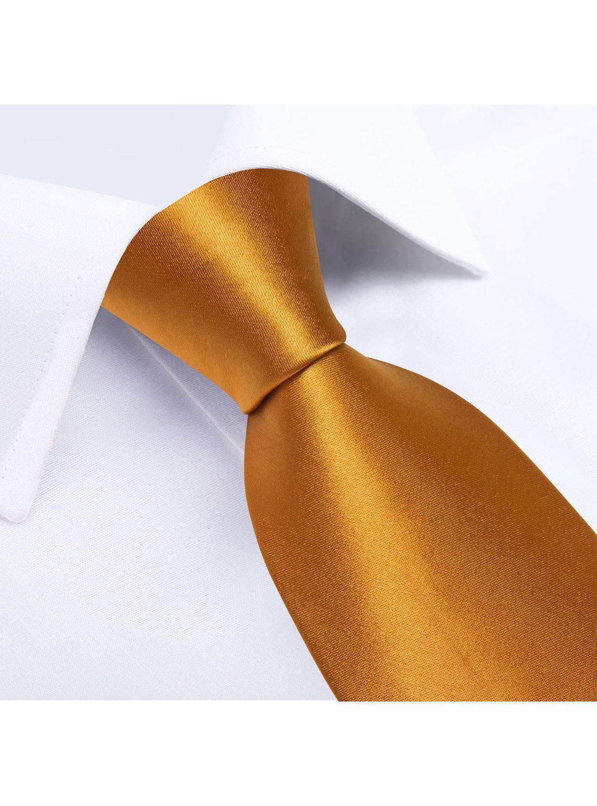 Corbata Cobriza Hombre con paño y colleras. Modelo Cobre Italiano-2