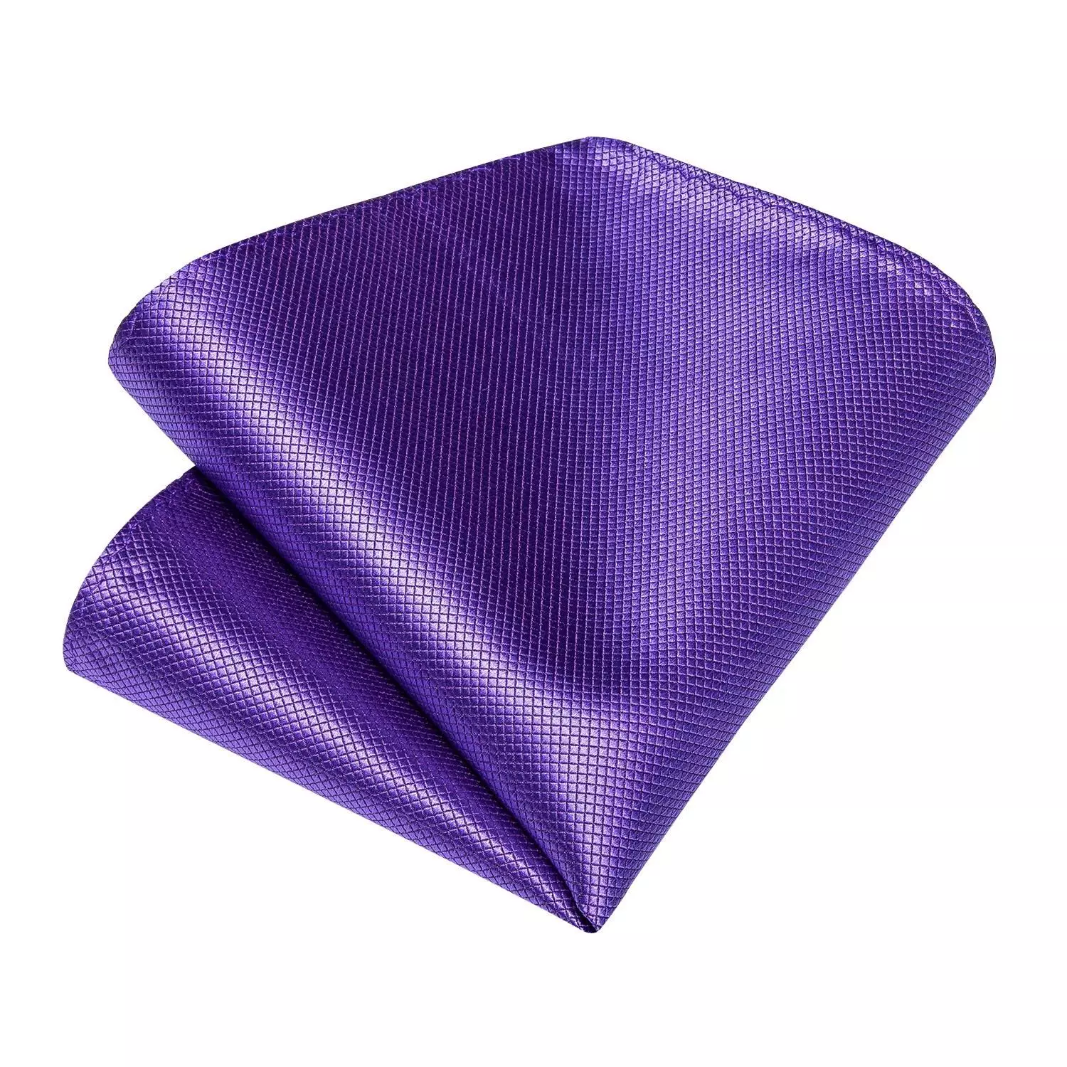 Corbata Purpura seda hombre con paño y colleras Modelo Purpura Classic-3