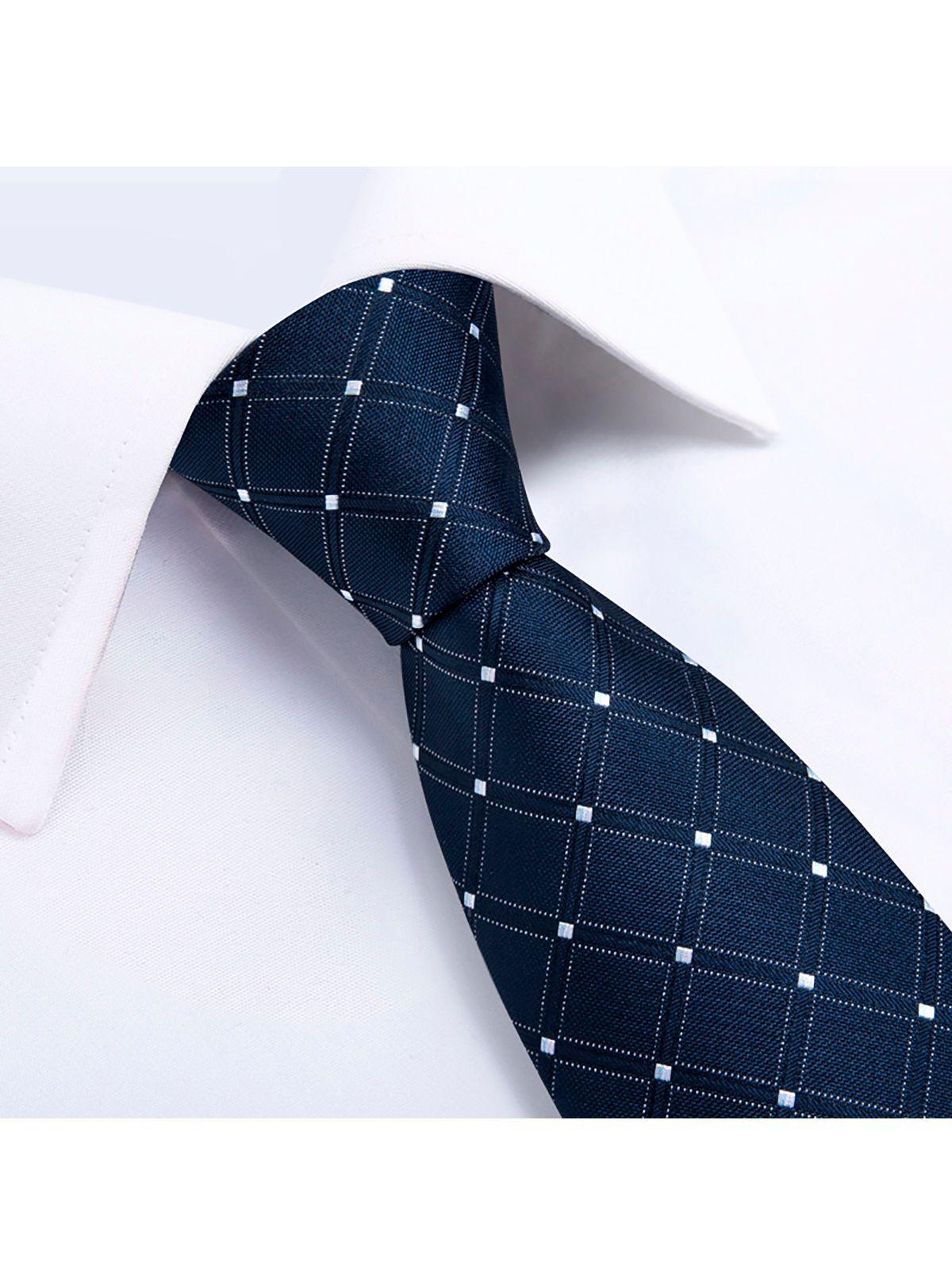 Set Corbata + Paño + Collera formal hombre. Modelo Night Ocean-2