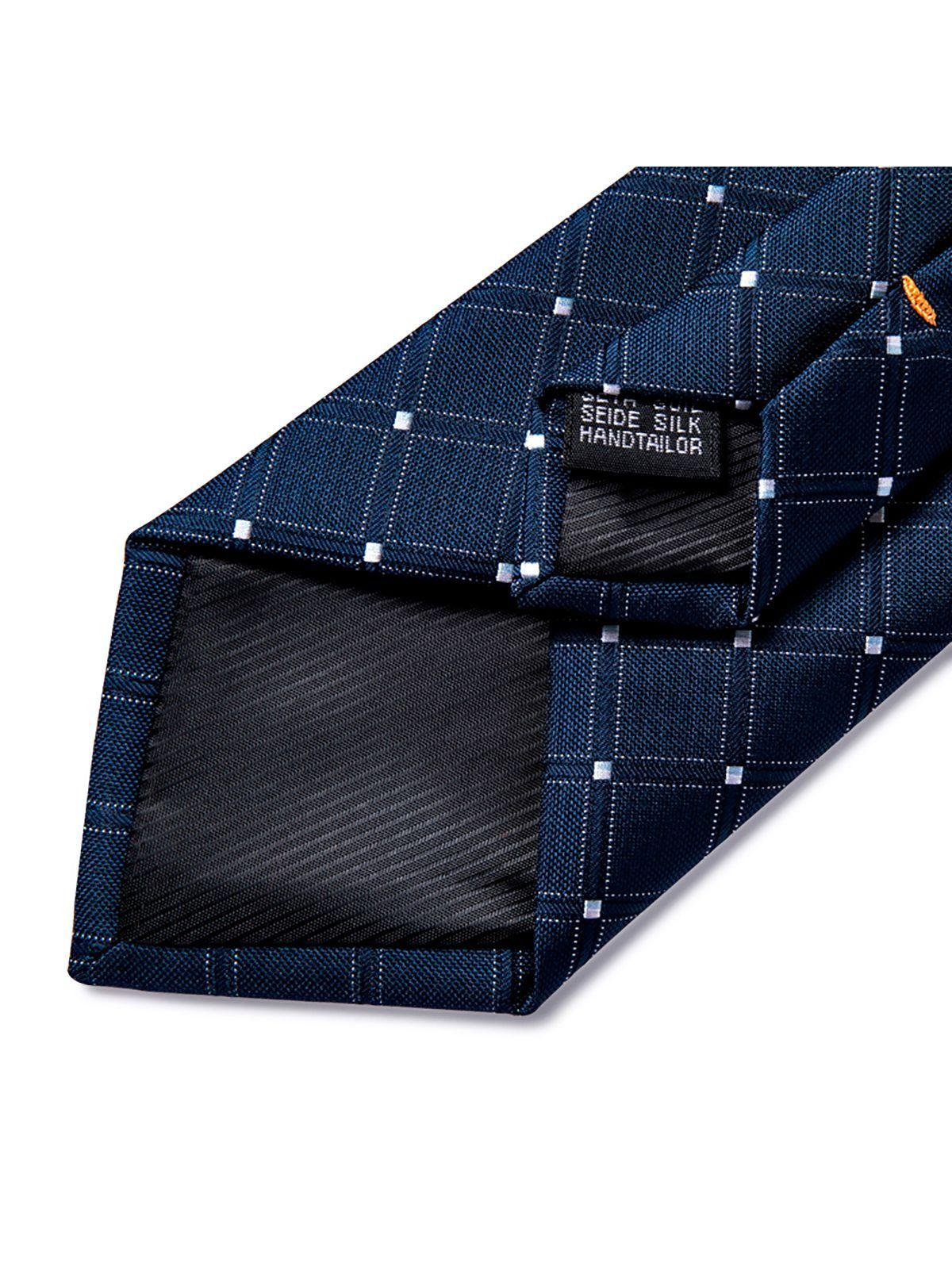 Set Corbata + Paño + Collera formal hombre. Modelo Night Ocean-5