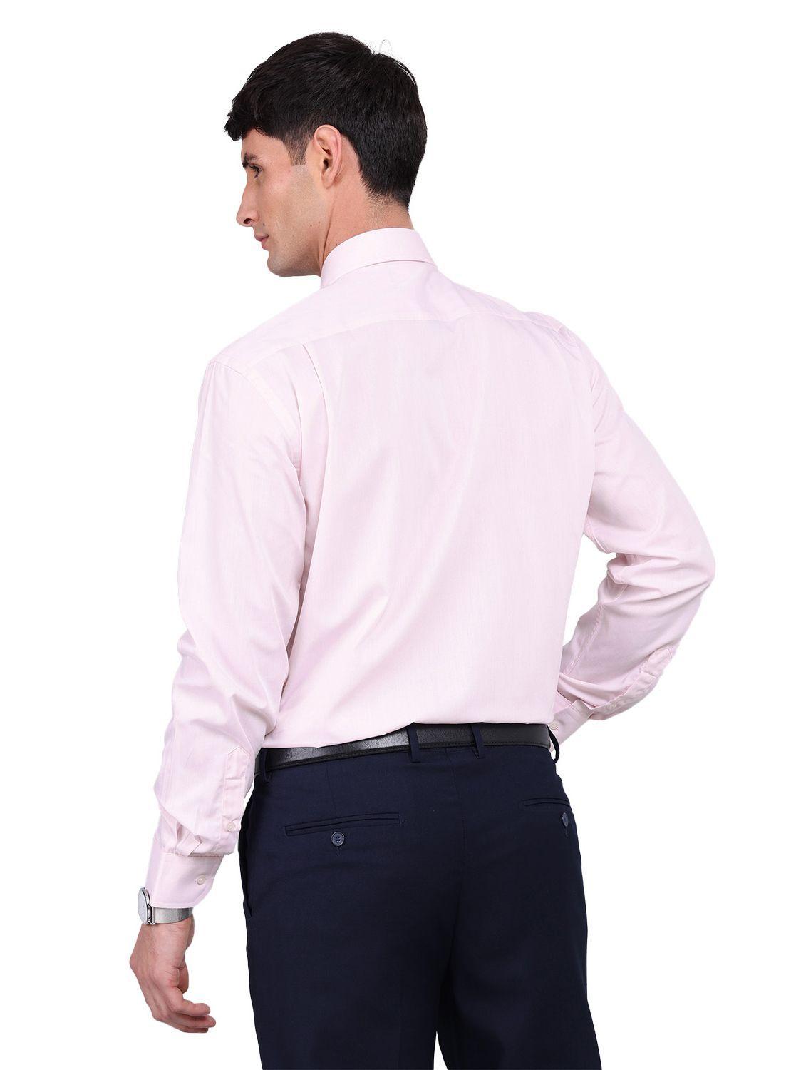Camisa Rosa Claro Van Heusen Formal Hombre Sin Bolsillo Cuello Italiano-2