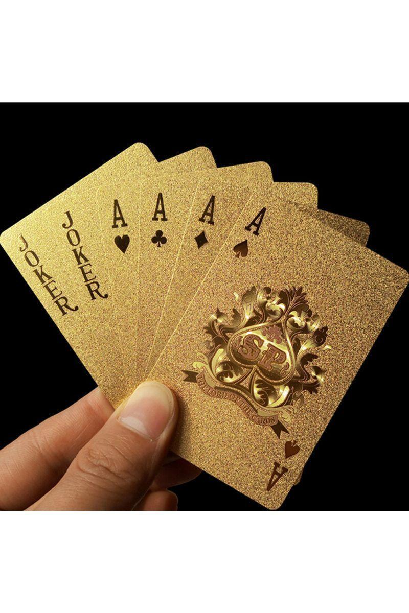 Juego de Naipes Dorado. Baraja Inglesa. Poker Golden-4