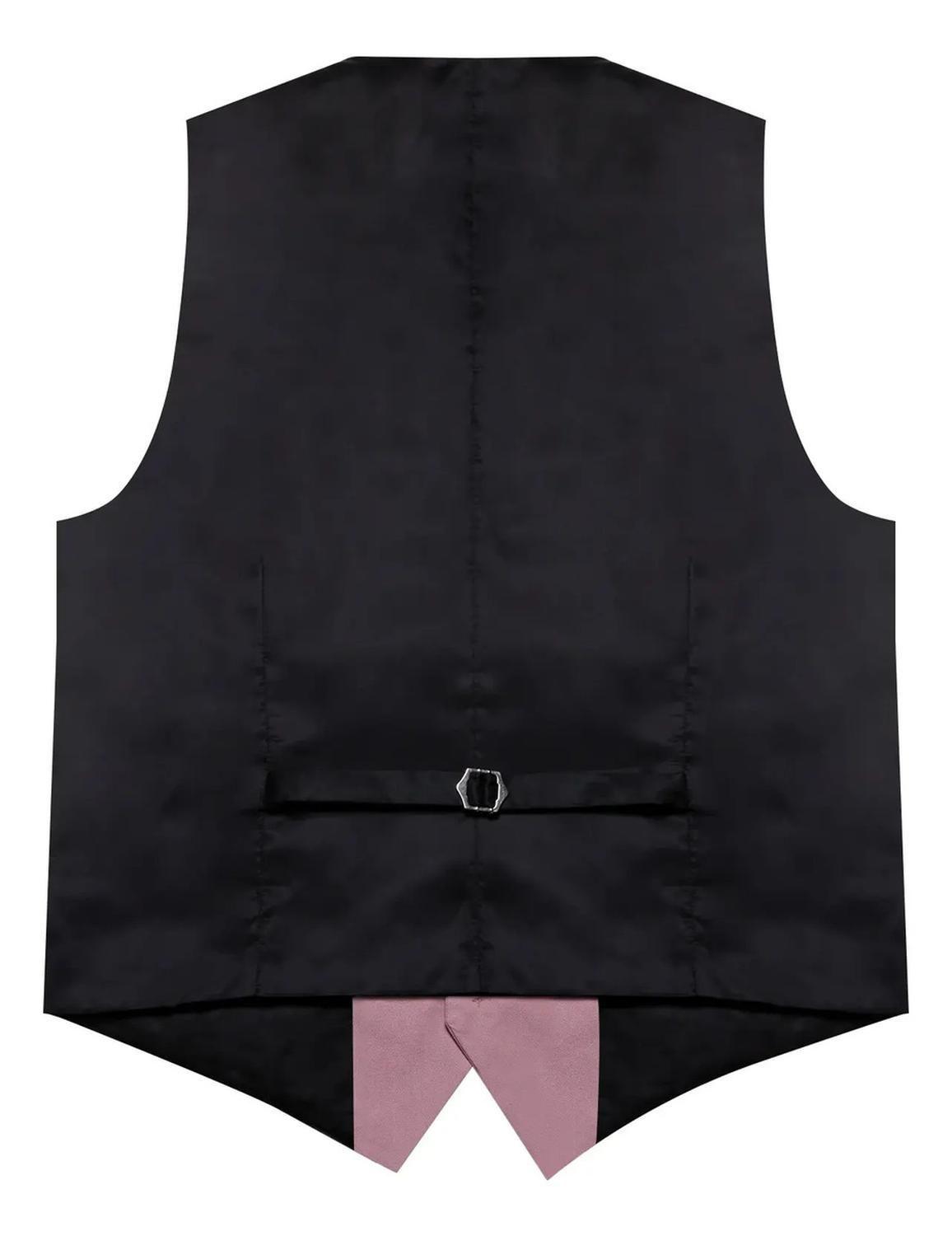 Chaleco Gilet Hombre. Chaqueta Formal Sin Mangas Matrimonio XL Gris 3 botones-2