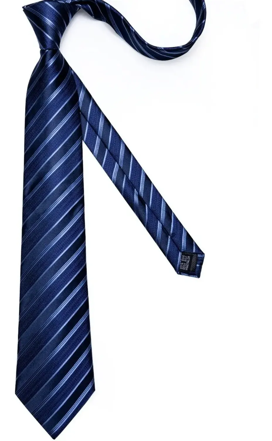 Set Corbata Hombres, Paño Y Colleras. Mar Azul.-5