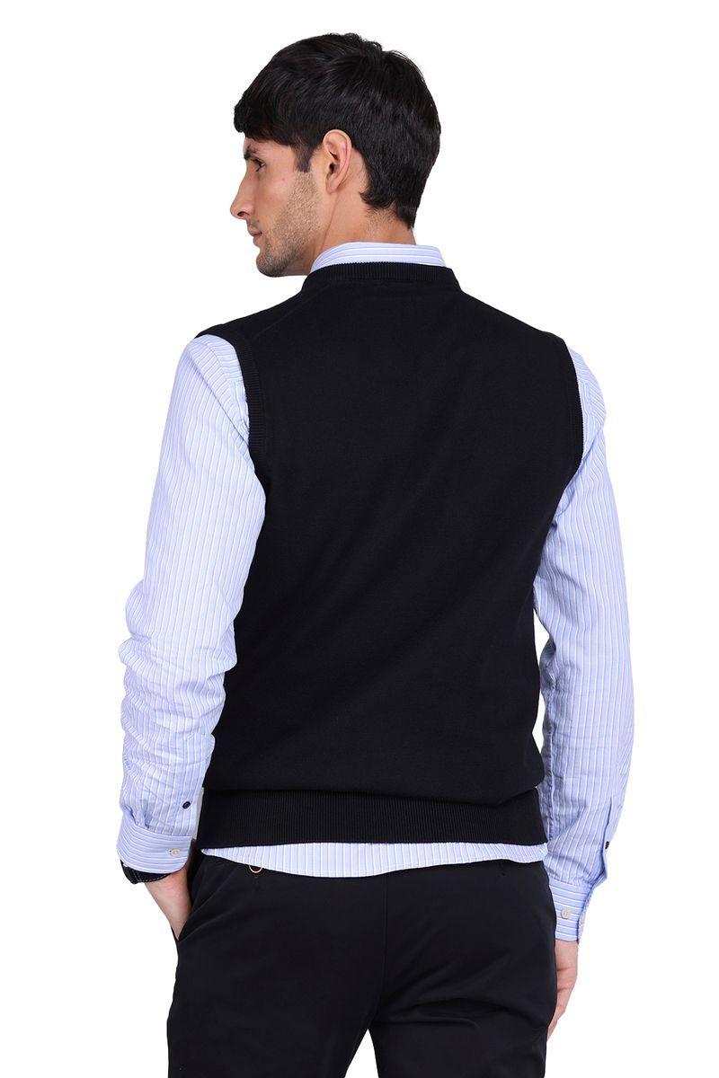 Sweater Chaleco Hombre Sin Mangas Cuello V semiformal para trabajo Arrow-1