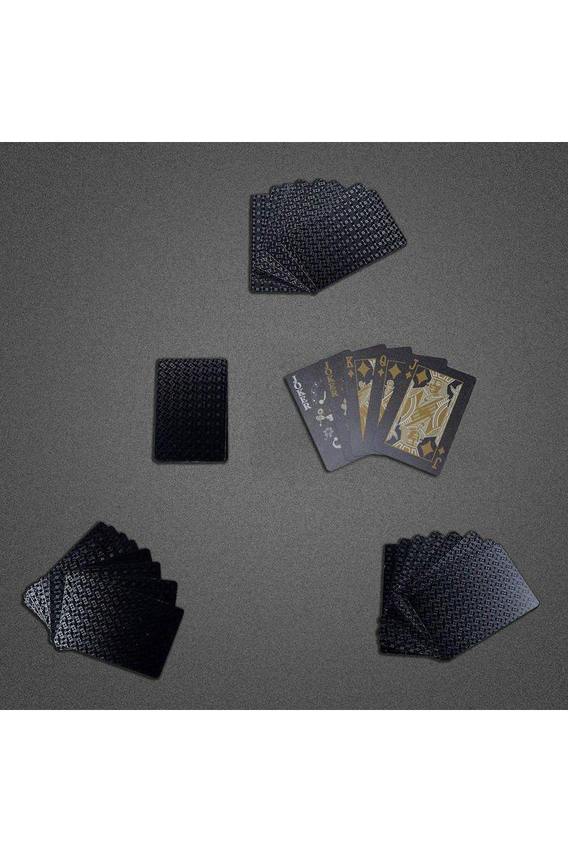 Juego de Naipes Negro. Baraja Inglesa. Poker Black-5