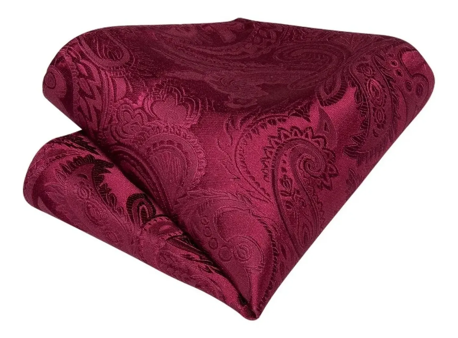 Corbata Gruesa Ascot Vinotinto, Paño Y Colleras. Corbaton formal-2