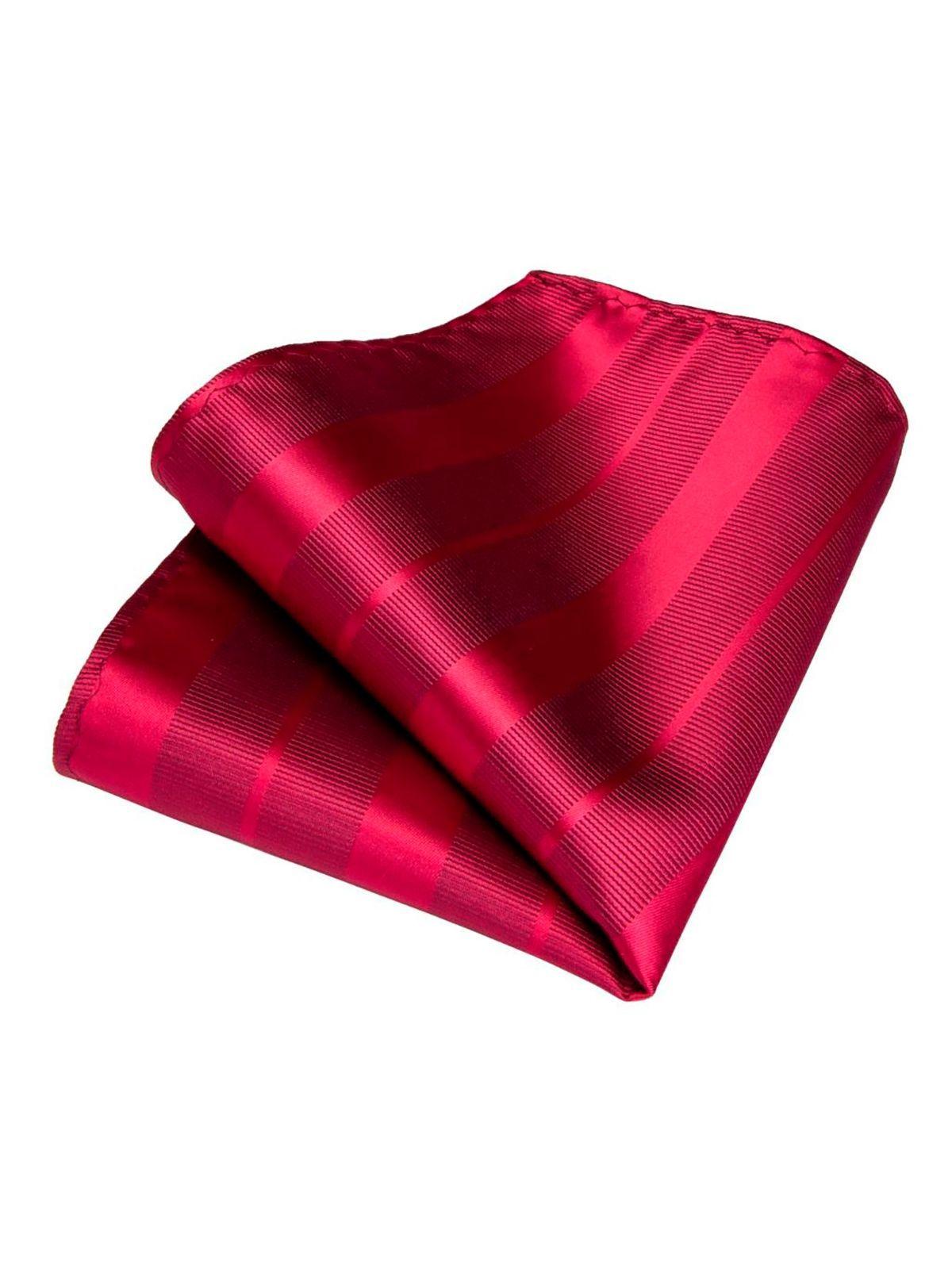 Set Corbata + Paño + Collera formal hombre. Modelo Bermellon-3