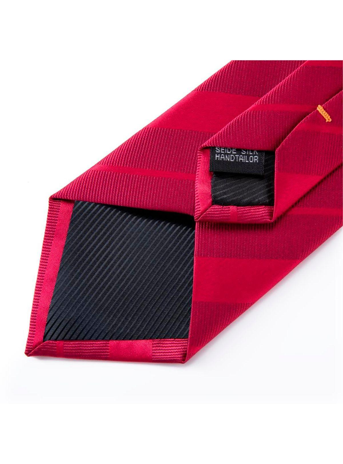 Set Corbata + Paño + Collera formal hombre. Modelo Bermellon-4