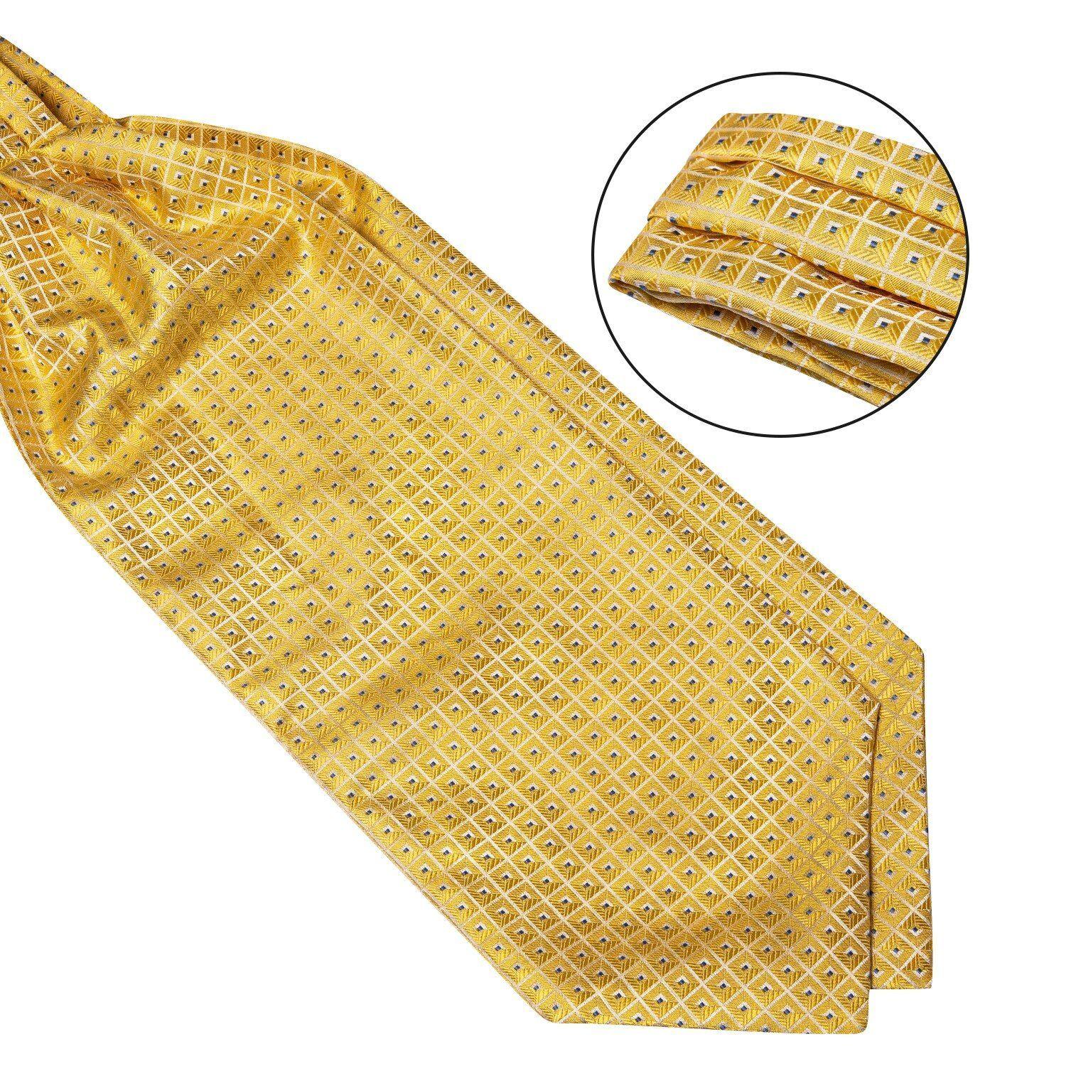 Corbata Gruesa Ascot + Paño + Colleras hombre. Solinario-3