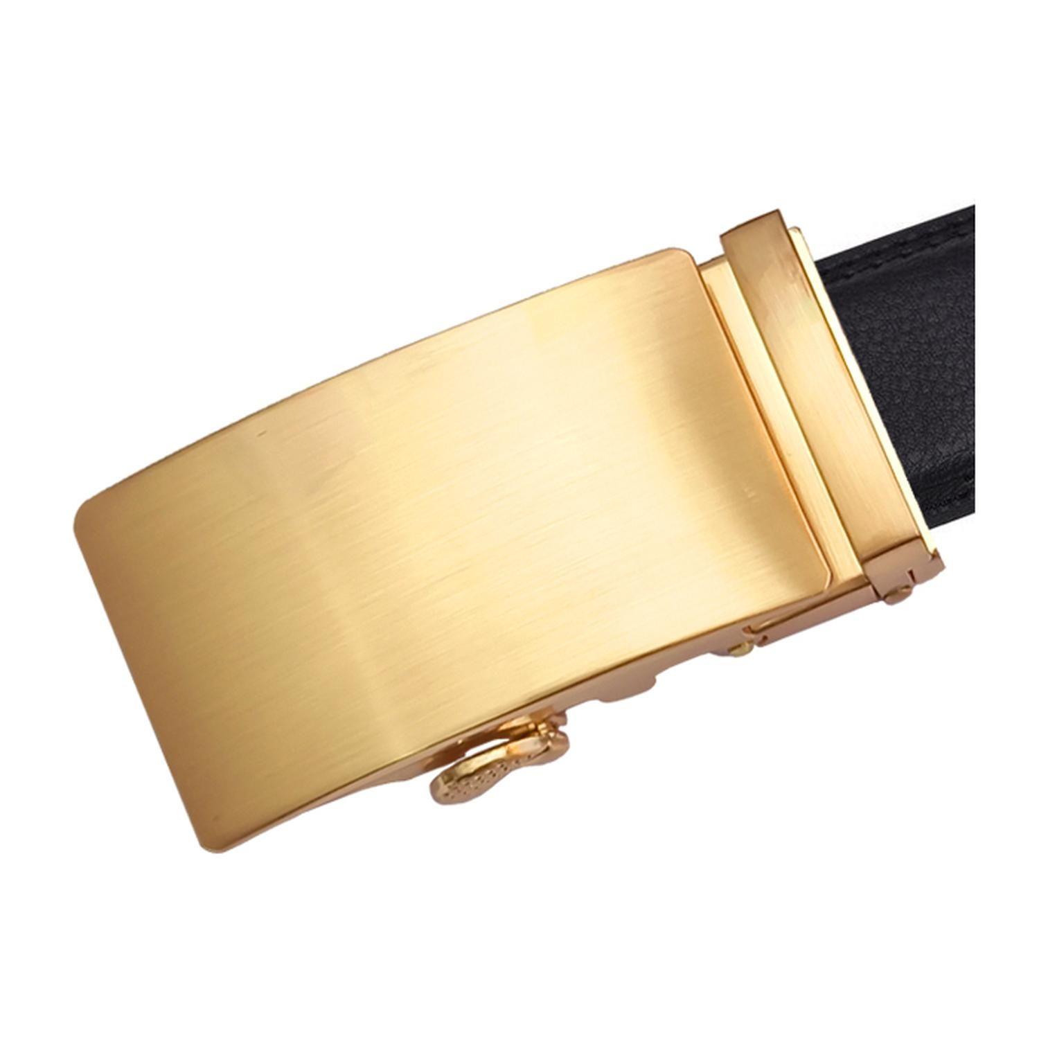 Cinturón ejecutivo hombre hebilla automática modelo Pure Golden-1