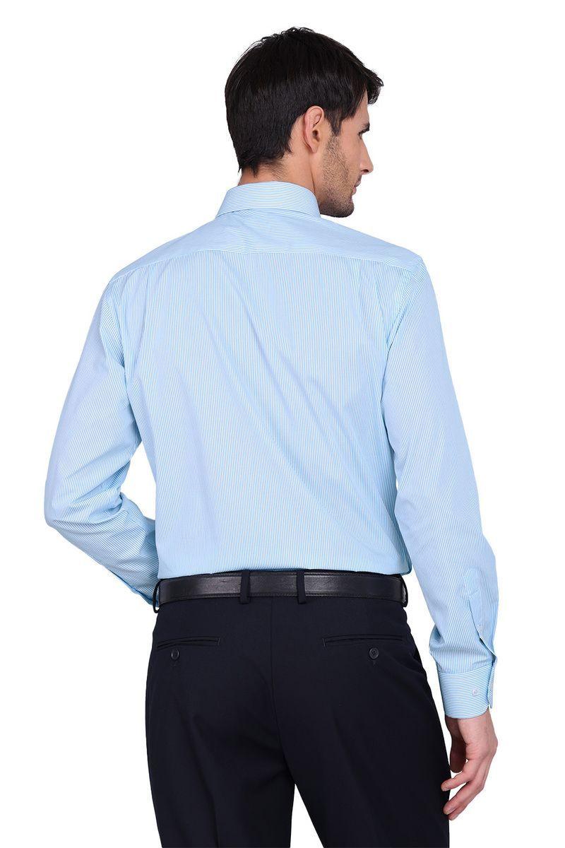 Camisa ARROW Slim Fit Formal a Rayas Hombre Cuello Italiano Sin Bolsillo-2