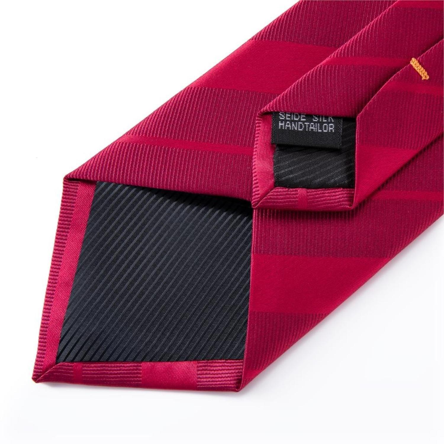 Corbata amarilla azul seda hombre paño y colleras Modelo Oro y cielo-4