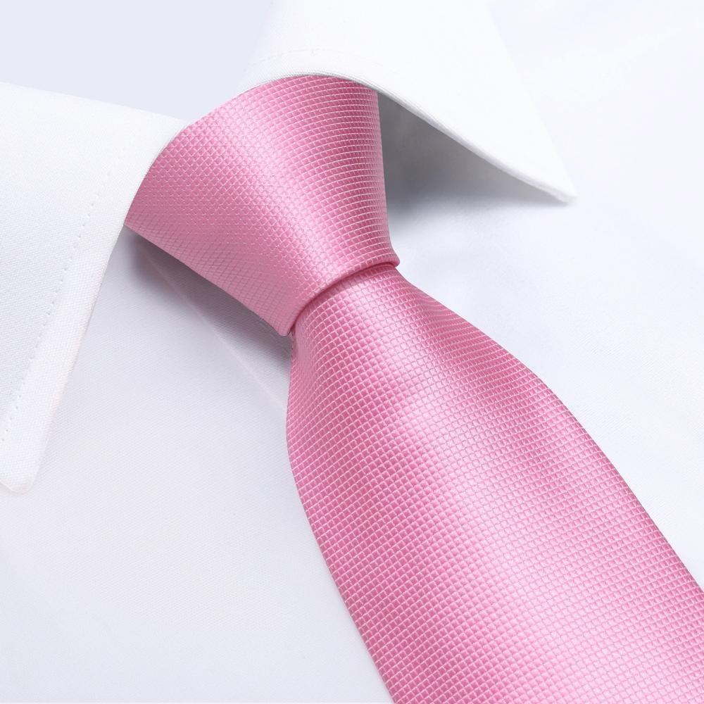 Set Corbata + Paño + Collera formal hombre. Modelo Rosa Classic-3