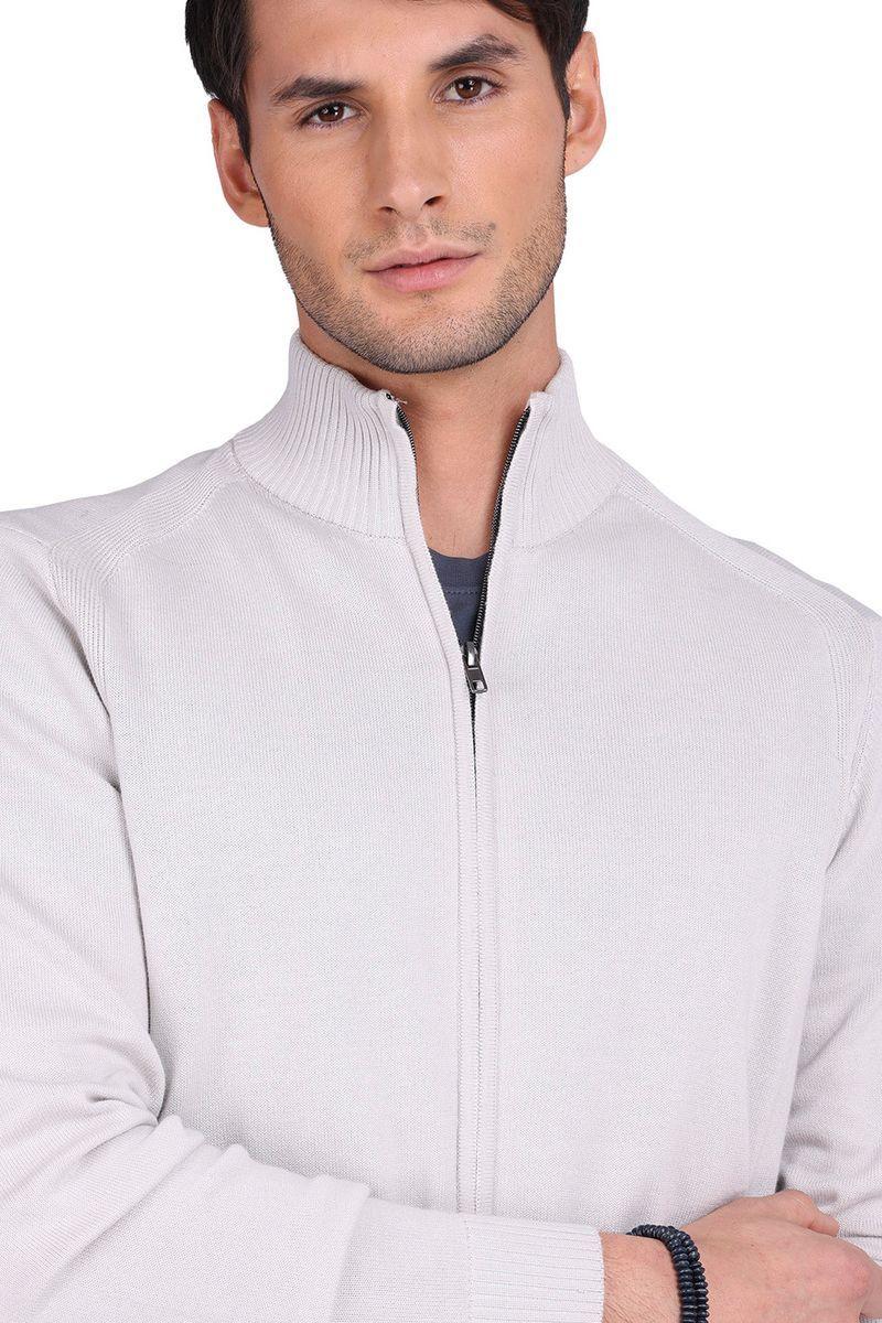 Chaleco Sweater Full Zipper ARROW Liso Algodon Regalo Hombre Casual-3