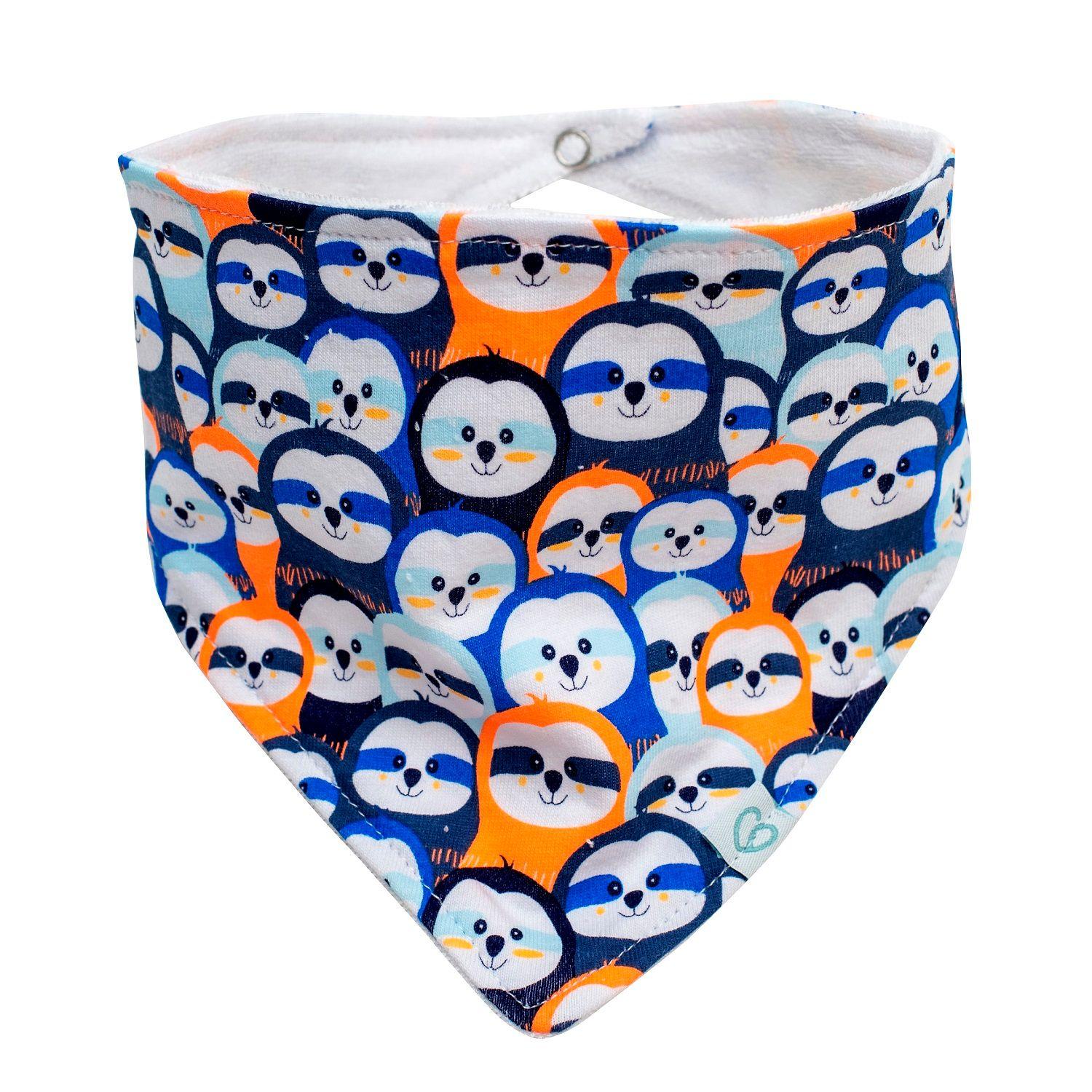 Baberos Bandana 2 Piezas Bambino Algodón Celeste-0
