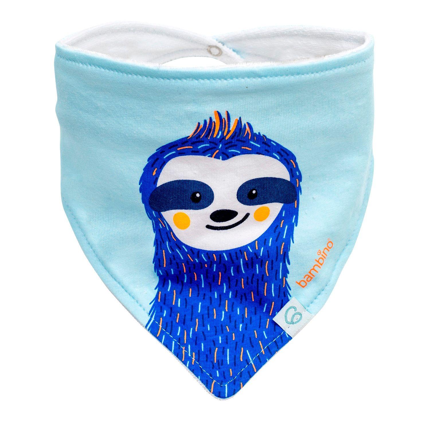 Baberos Bandana 2 Piezas Bambino Algodón Celeste-2