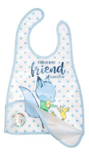 Babero De Alimentacion Bambino  Zorro Blanco-2