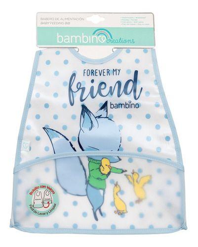 Babero De Alimentacion Bambino  Zorro Blanco-3