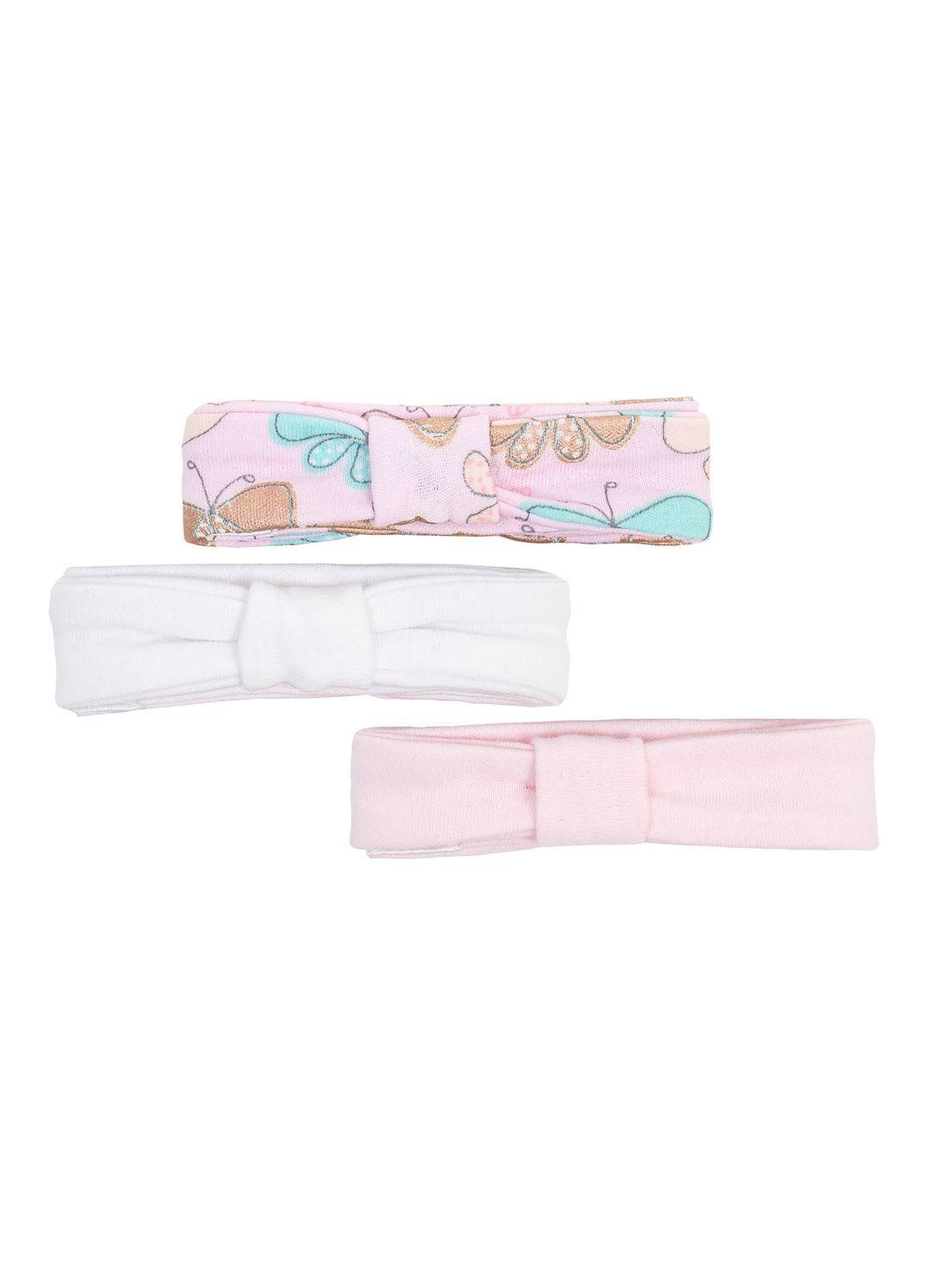 Set 3 Piezas Cintillos Bambino Creations Mariposa Rosado-0