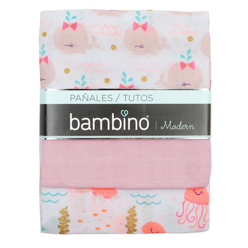 Pañal Rosado Ballenas-0