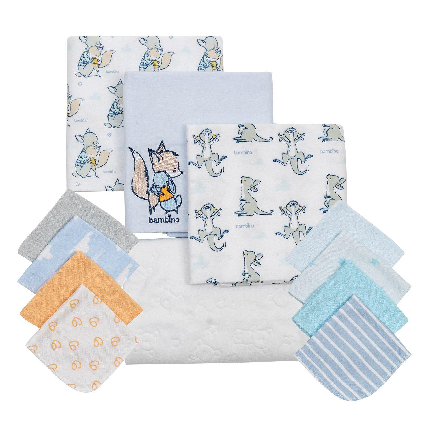 Set 12 Piezas Piezas Baby Gift Bambino Zorro Celeste-0