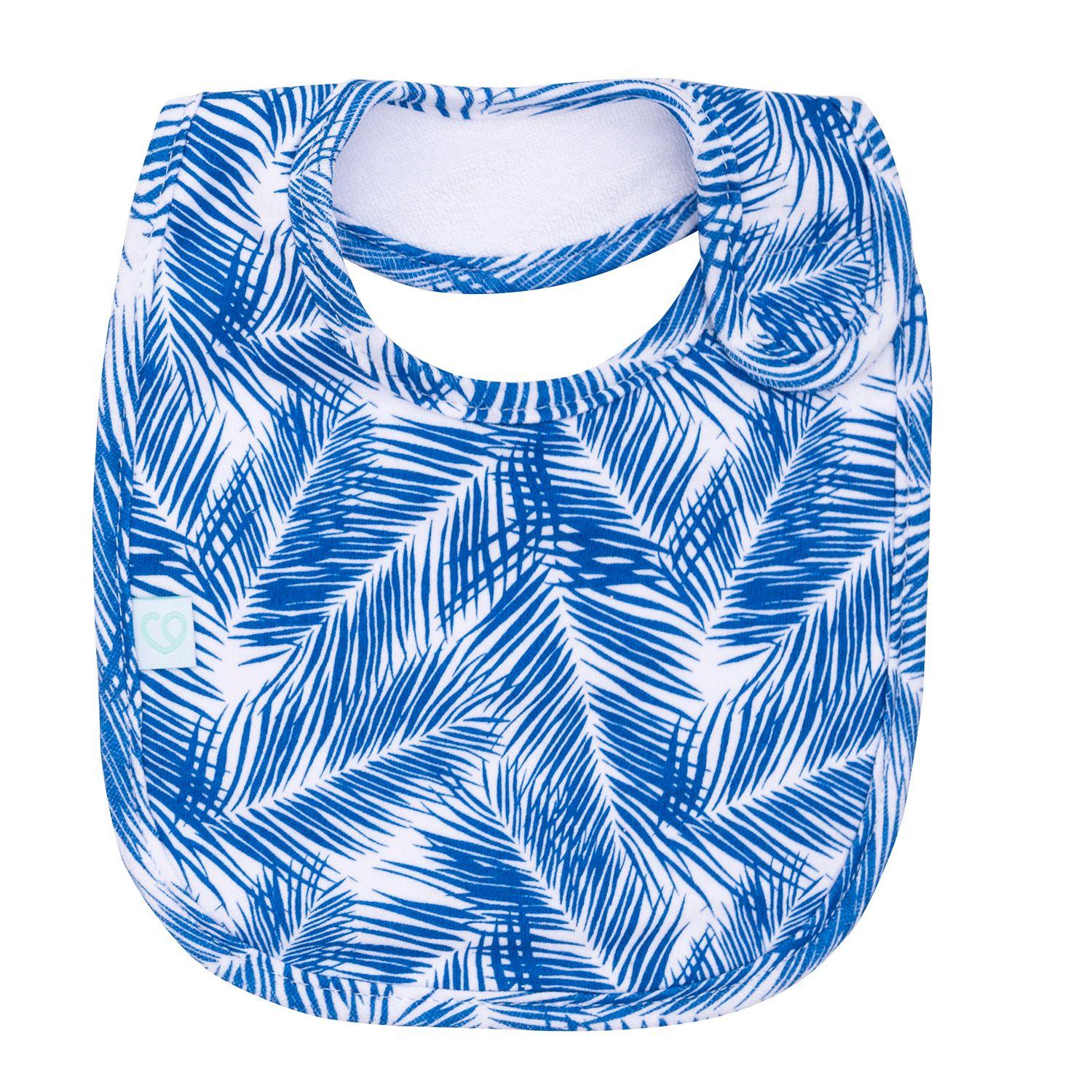 Set 2 Babero Algodón Impermeable Azul Tigre Niño-3