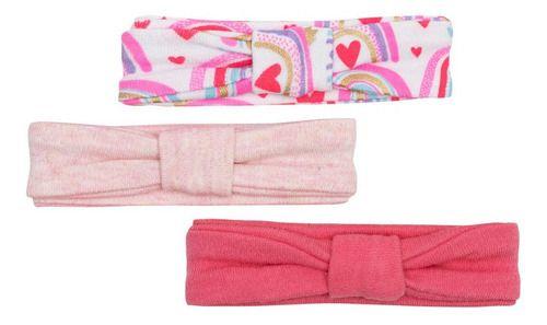 Set 3 Piezas Cintillos Bambino Creations Arcoiris Fucsia-2