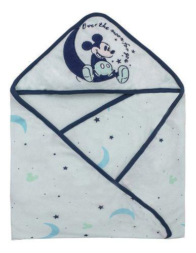 Toalla Capucha Mickey On The Moon-0