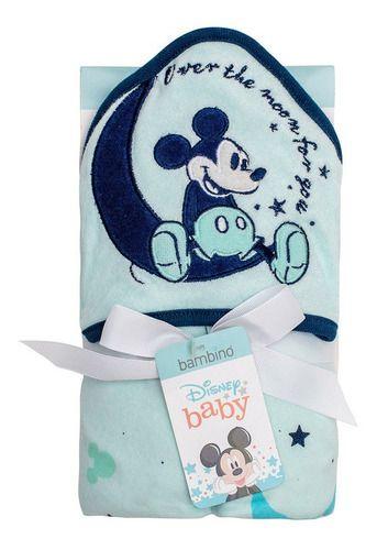 Toalla Capucha Mickey On The Moon-1