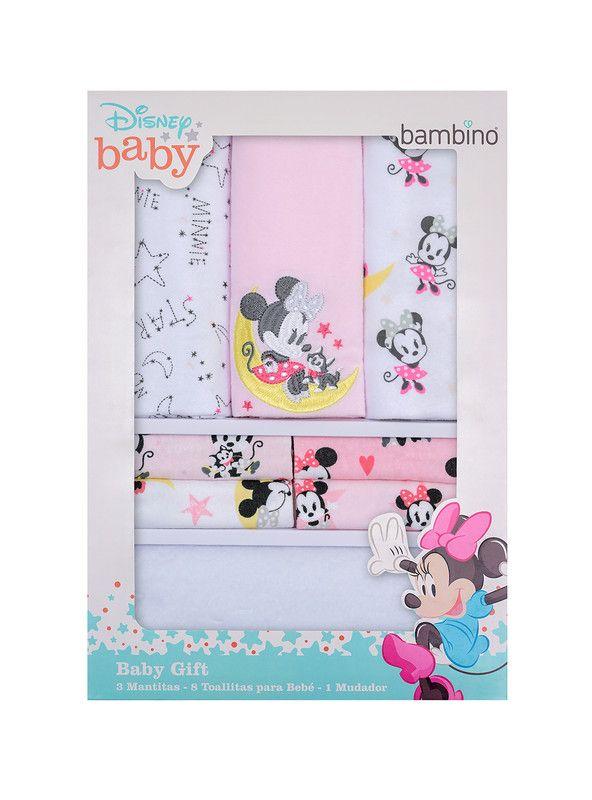 Set 12 Piezas Baby Gift Bambino Minnie Moon And Stars Rosado-0