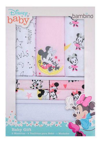 Set 12 Piezas Baby Gift Bambino Minnie Moon And Stars Rosado-3