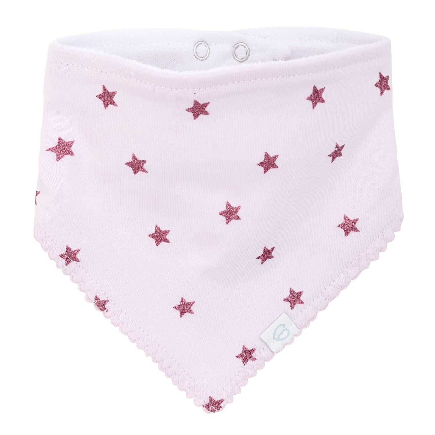 Set 2 Babero Bandana Gris Niña Luna-3