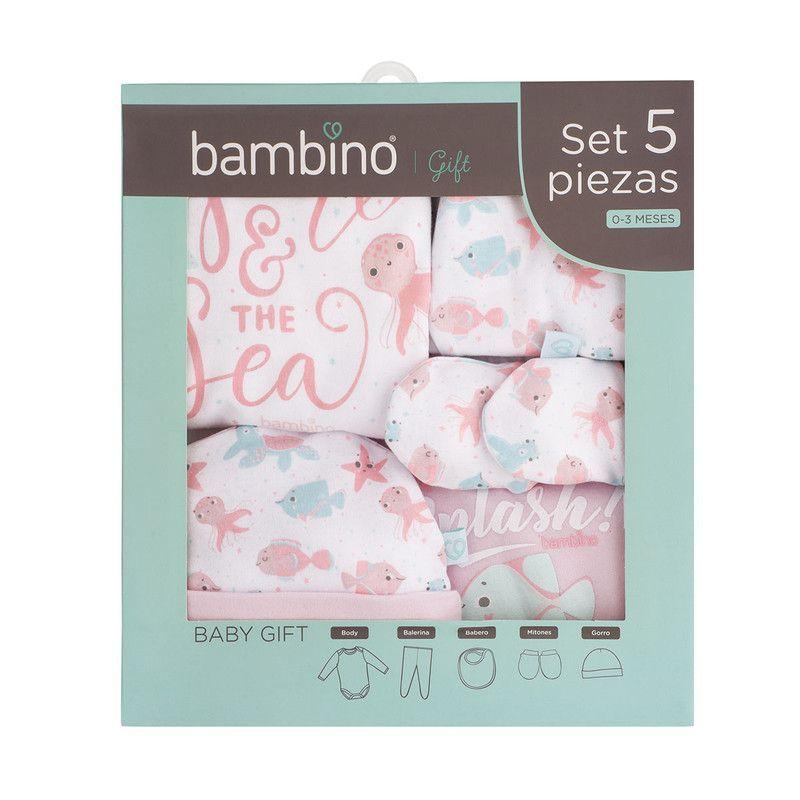 Set De 5 Piezas Bajo Del Mar Niña-2
