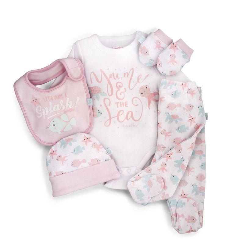 Set De 5 Piezas Bajo Del Mar Niña-3