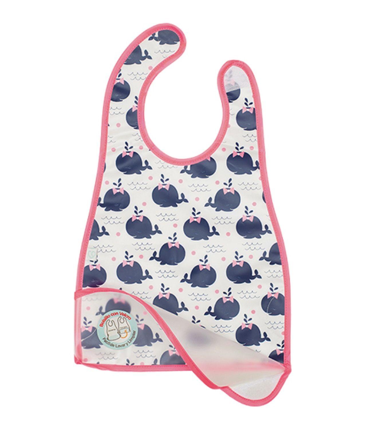 Babero Impermeable Peva Ballenas-0