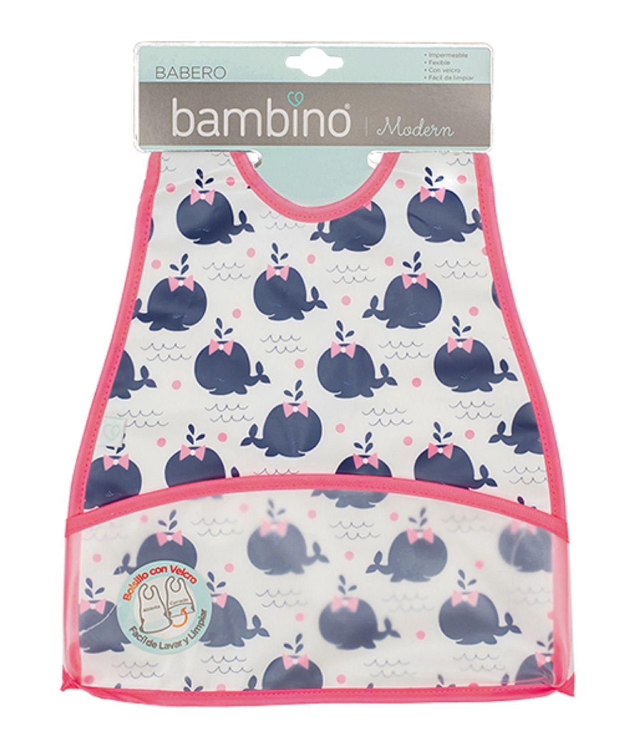 Babero Impermeable Peva Ballenas-1