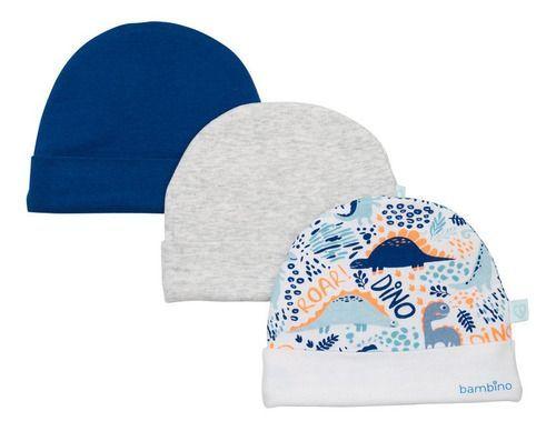 Set 3 Piezas Gorritos Bambino Dinosaurio Multicolor-0