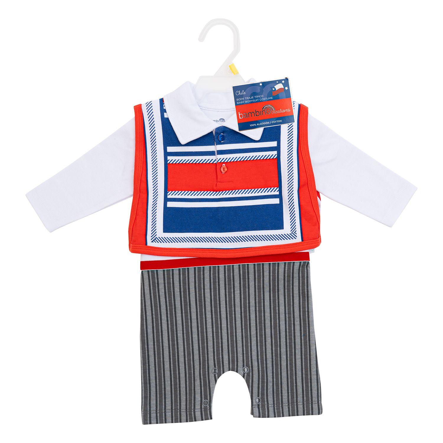 Enterito Bambino Huaso Blanco Niño 0-24 Meses-1