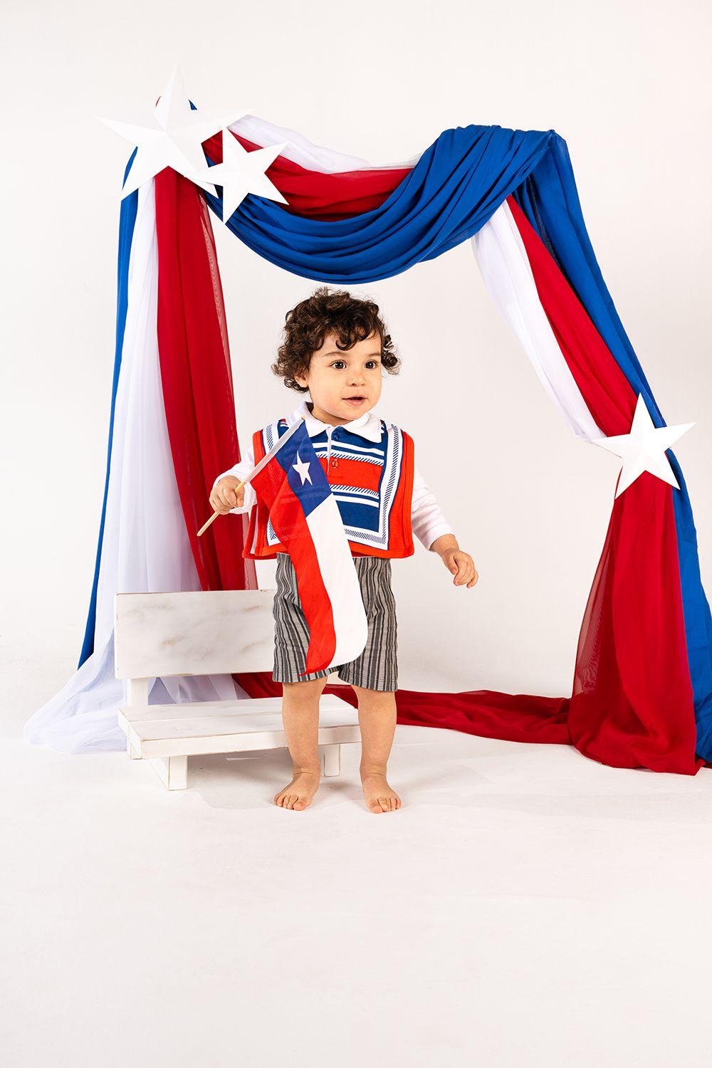 Enterito Bambino Huaso Blanco Niño 0-24 Meses-5