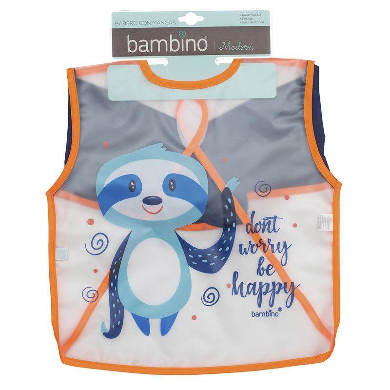 Babero Con Mangas Oso Perezoso-2
