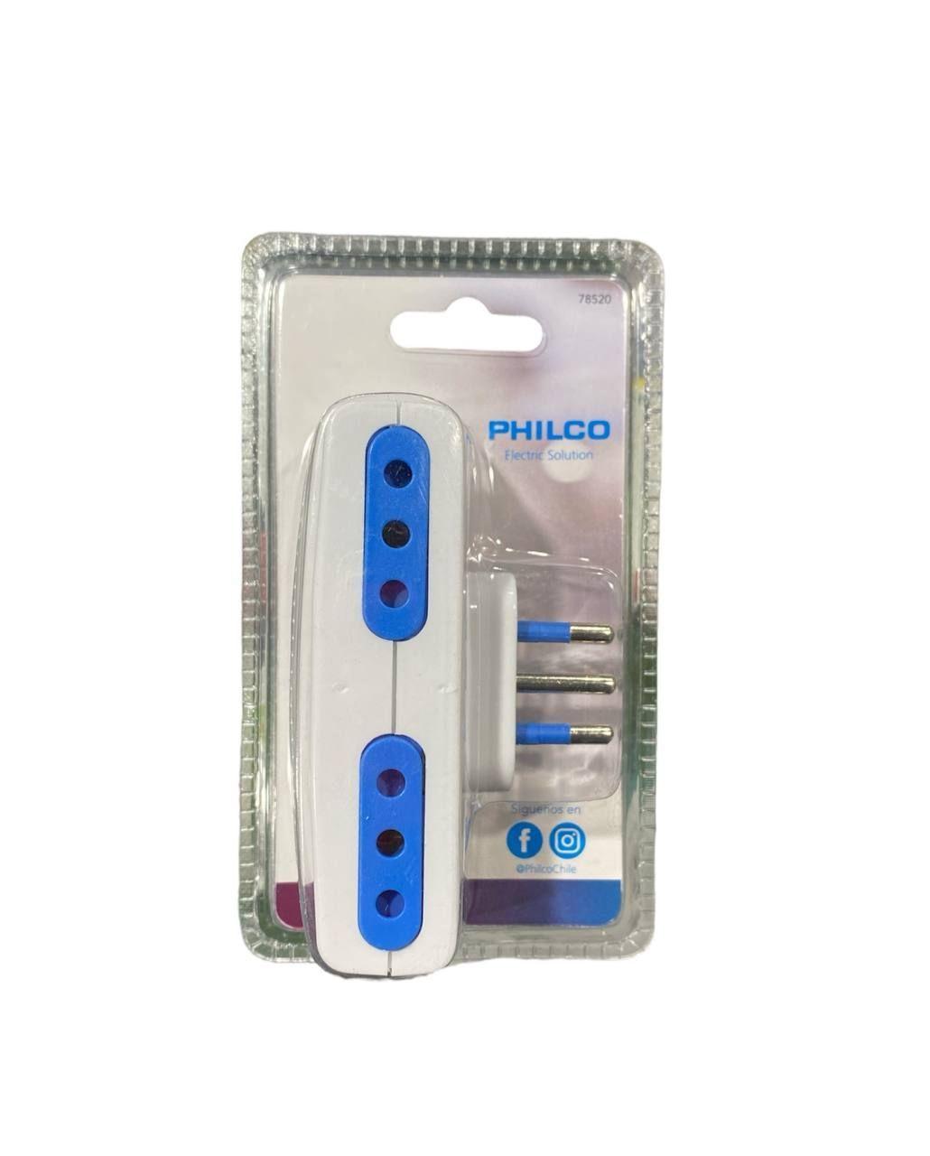 ENCHUFE CUADRUPLE 2P+T 10A 250V-0