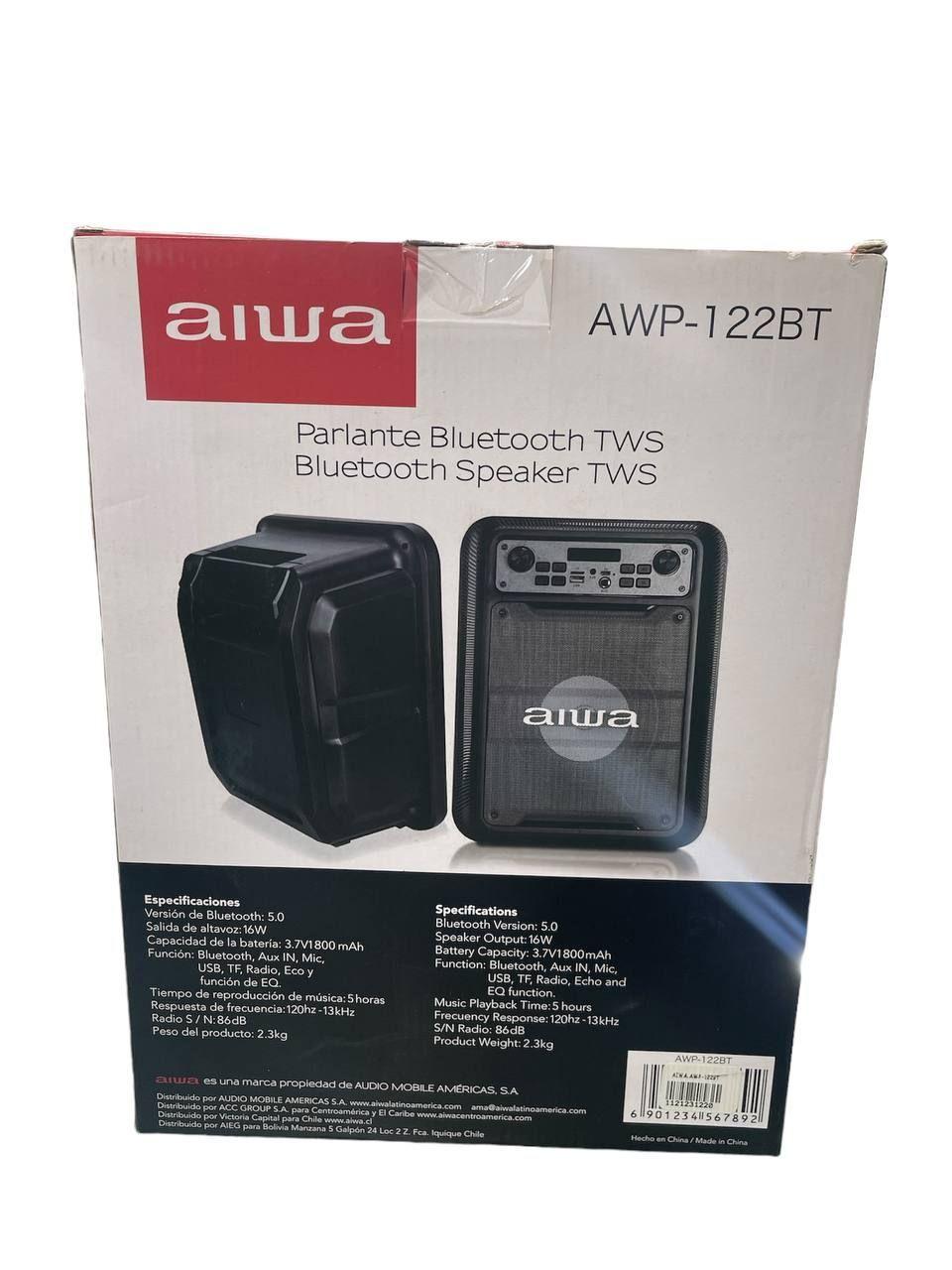Parlante Portátil Bluetooth TWS Karaoke Modelo AWP-122BT-1