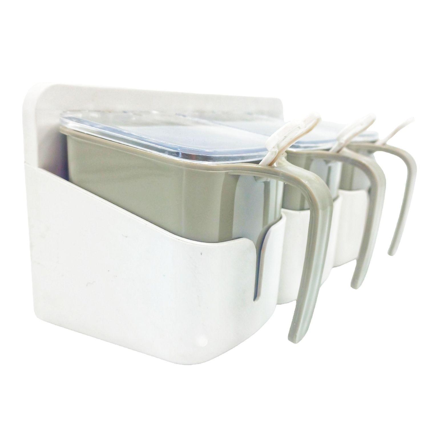 Especieros frascos condimentos 3 pcs con cuchara g-0