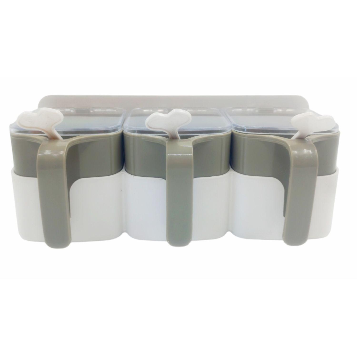 Especieros frascos condimentos 3 pcs con cuchara g-2