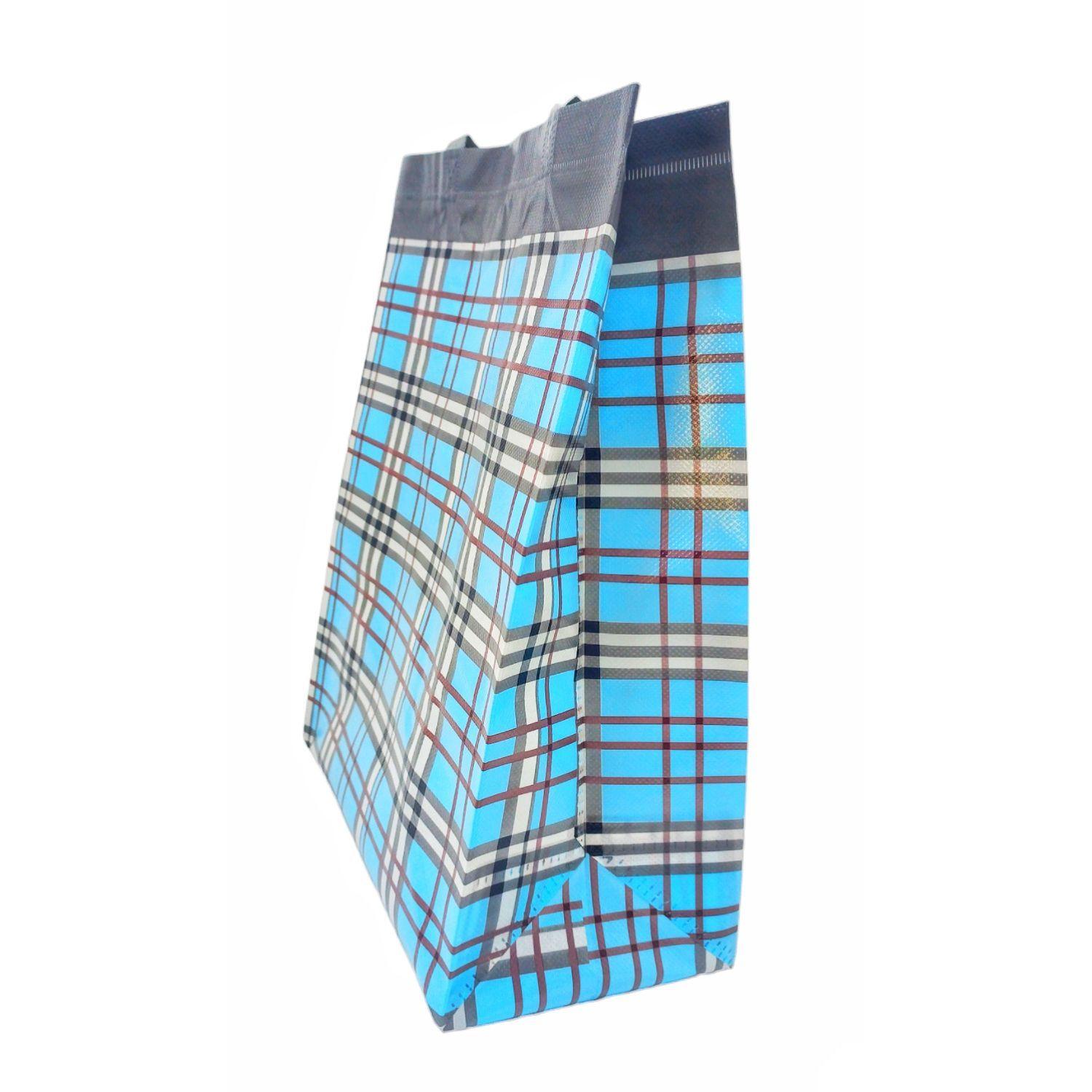 Pack12 Bolsa Reutilizable Rayas Compras Regalo 40x30cm-0