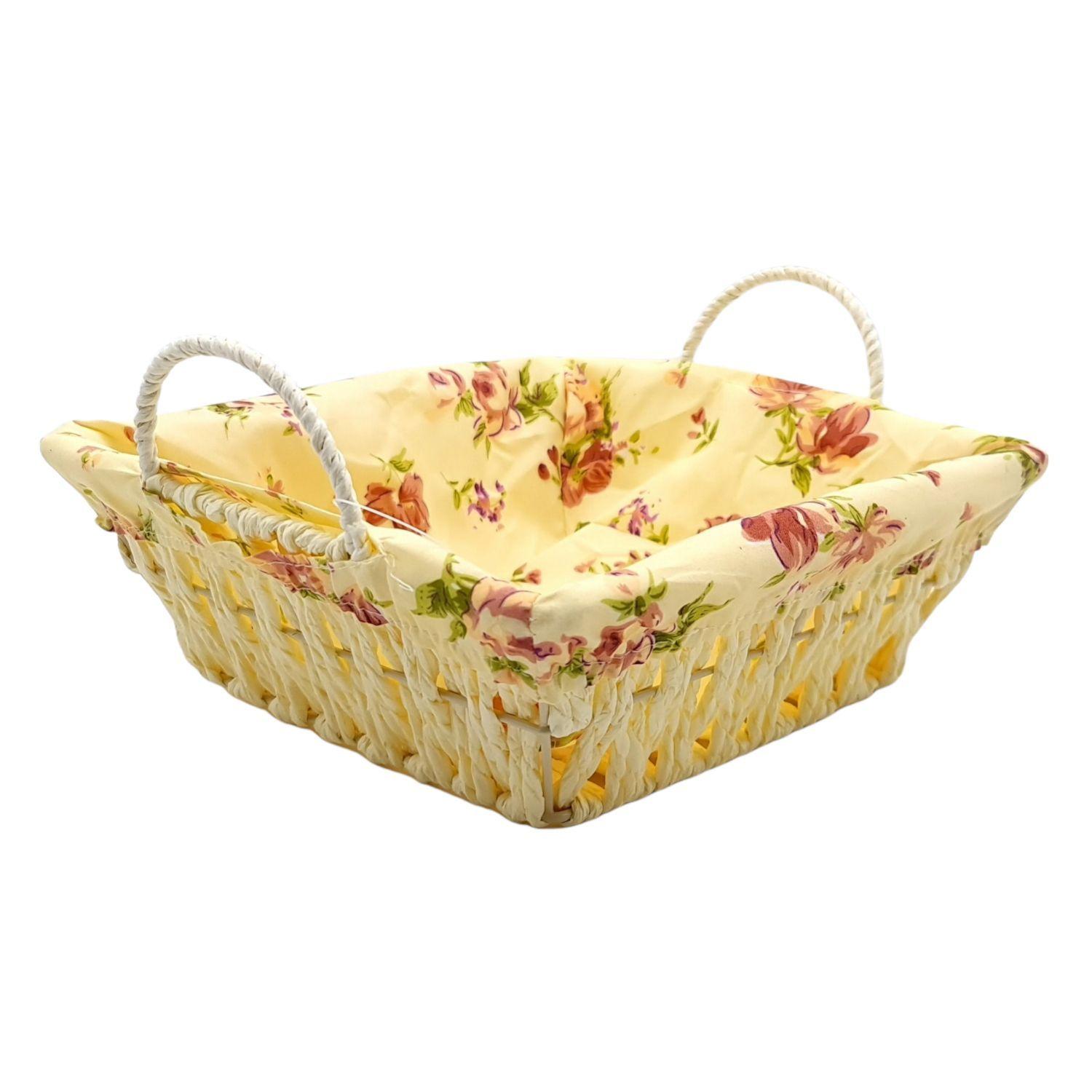 Panera De Plastico Con Genero Lavable 23X23X13Cm-0