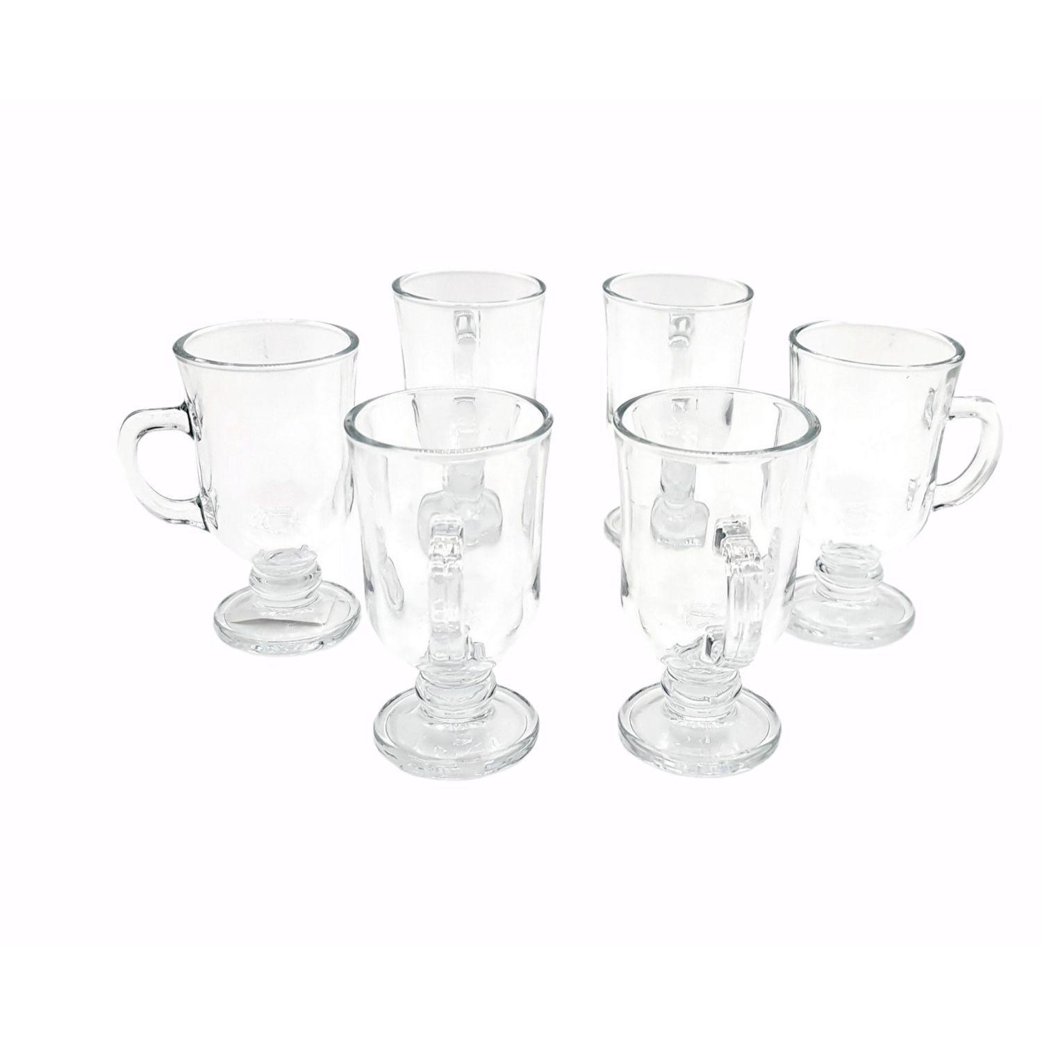 Tazas Capuchinno Vidrio Para Cafe Set 6 Pzas 125Ml-3