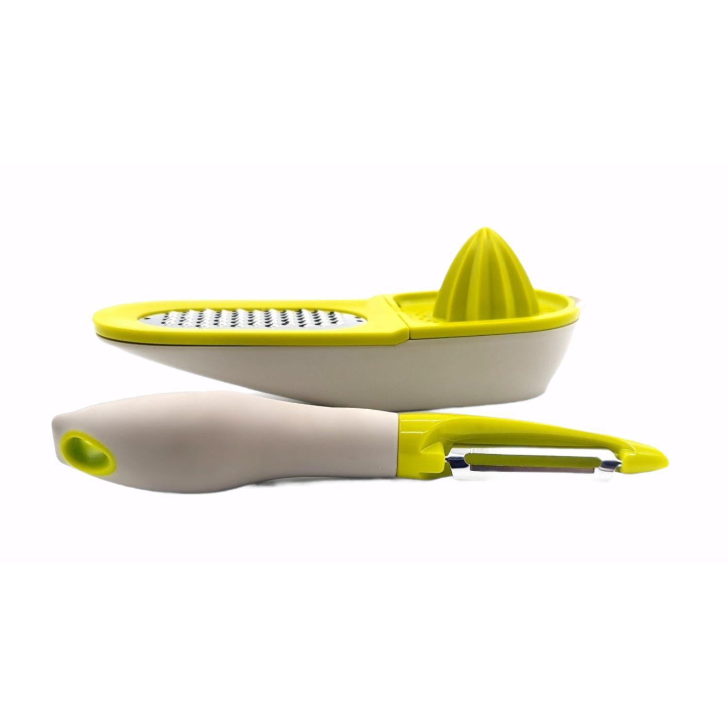 Pelador de papa exprimidor de limón rallador set 2-1