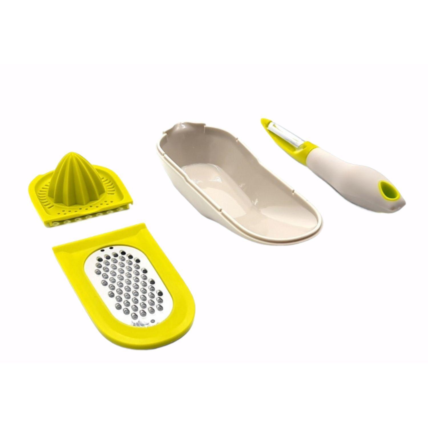Pelador de papa exprimidor de limón rallador set 2-2